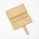 Women's wallet on the button, mustard color