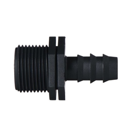 Fitting, external thread 3/4 ", for a hose 1/2" (12 mm), plastic, Greengo-2