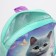 Baby backpack for girls "Cat with butterflies"