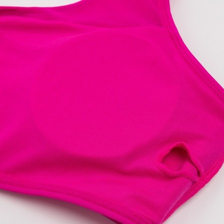 Female Separate swimsuit with minku inserts pink color, size 44-8