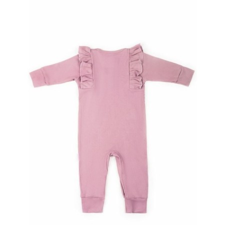 Children's overalls with ruffles fashion, height 56 ​​cm, pink color-9