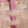 A set of wicker baskets, D16x10/31 cm, D19x10/32 cm, d21x11/36 cm, 3 pcs, pink, bamboo