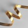 Oblique bike, leather, 15 mm × 10 ± 1 m, gold color