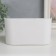 Cosmetics box Plastic "ETER" White 10.5x18x11.5 cm