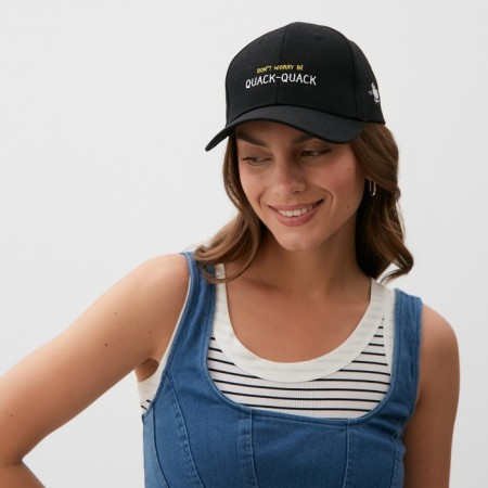 Women's cap with embroidery Mist Quack, Black, p. 56-58