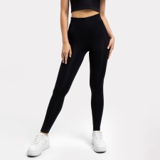 Female leggings, black color, size 48 (l)