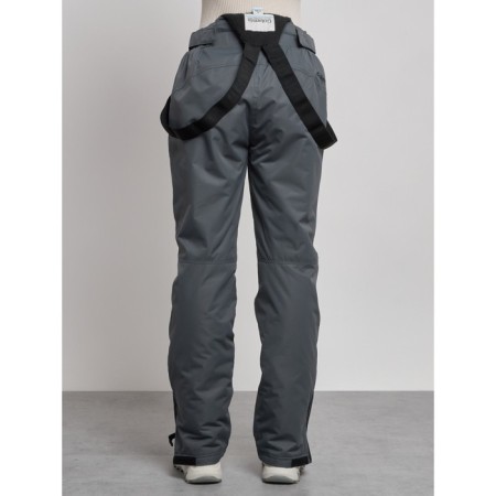 Semi -combinezone female ski insulated, size 42, gray color-3