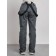 Semi -combinezone female ski insulated, size 42, gray color