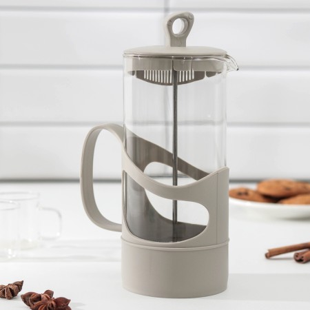French press "Arabica", 1 l, color gray color