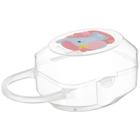 A container for storing and sterilizing children's nipples and dummies "Tigeron", color mix-10