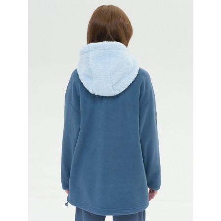 Jacket for girls, height 158 ​​cm, dark gray color-4