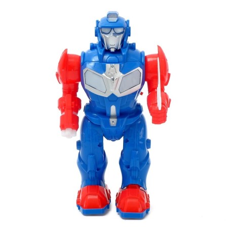 The robot "brave", light and sound effects, works from batteries, mixtures-1