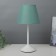 Eleanor desktop lamp 1x15W E27 White/turquoise 22x22x42cm Risalux