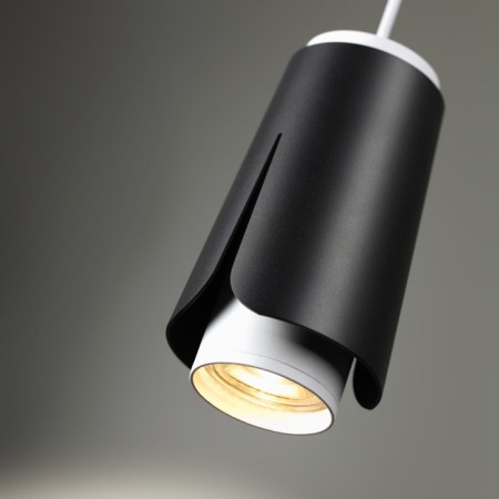 Tulip track lamp, 9W GU10, 1-F, black color-4