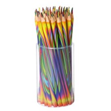 Pencil multicolored, sharpened