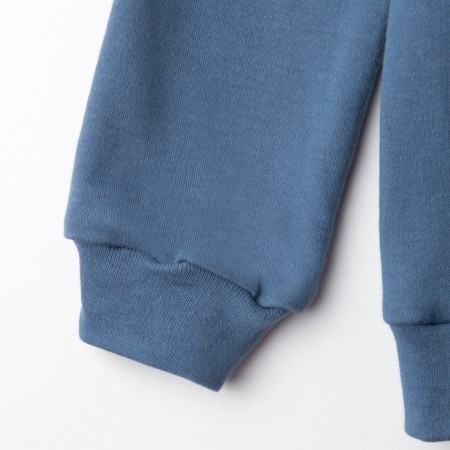 Kidsa (sweatshirt, shorts) minku, blue color, height 104 cm-8
