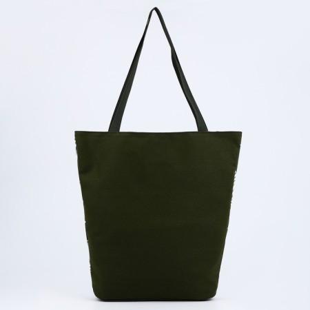 Bag Women's Beach "Tropics", 39x32 cm, olive-3