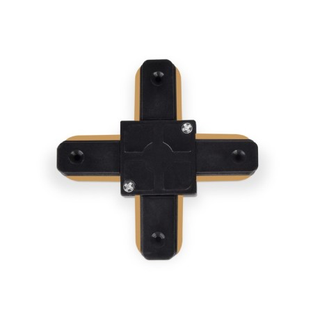 Connector X-shaped single-phase for connecting track tire pipelines GL7083 bk black-2