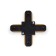 Connector X-shaped single-phase for connecting track tire pipelines GL7083 bk black