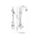 Shower system D&K DA1343701C11, chrome