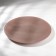 Mokko plate, glass, d = 28 cm, brown color