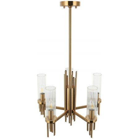 STILFORT 2170/05/05P GRAFF, 5x40W, E14, 480x480x765 mm, bronze color-2