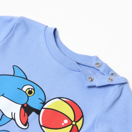 Longslit for the boy, the color is blue, height 98 cm-1