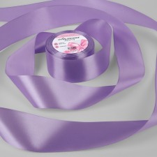 Satin tape, 50 mm × 23 ± 1 m, lilac color No. 21