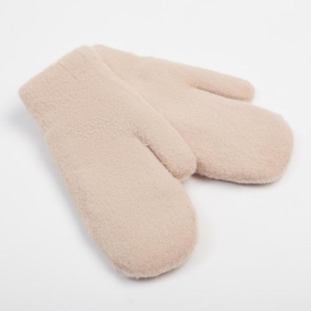 Women's mittens minku "softness", p. 23 cm, col. beige-1