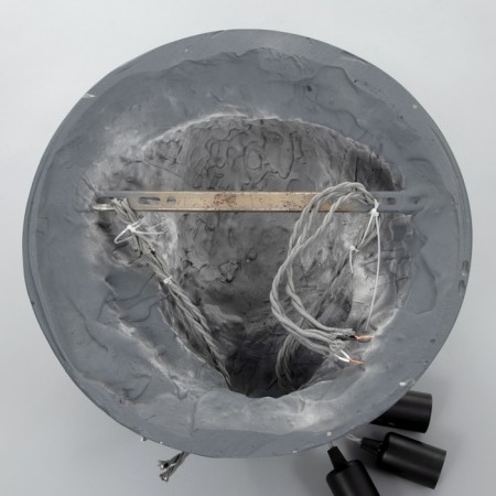Sconces "gorilla" 3he27 40W gray51.5x51.5x32cm-7