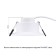 Asser A2160PL-1wh, GU10, 50 W, 9x9x3.3 cm, white, white, white, white
