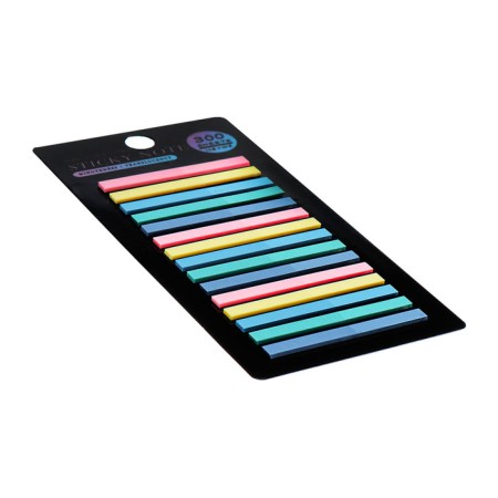 Block-filling with a sticky edge plastic 20l x 15 pieces, 5 cv. Pastel, 45mm x 4mm Calligrata