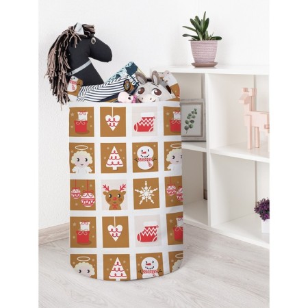 Basket for toys "New Year cookie, size 40x60 cm