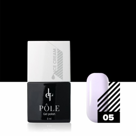 Pole Ice Cream gel polish, No. 05 Cream blue, 8 ml