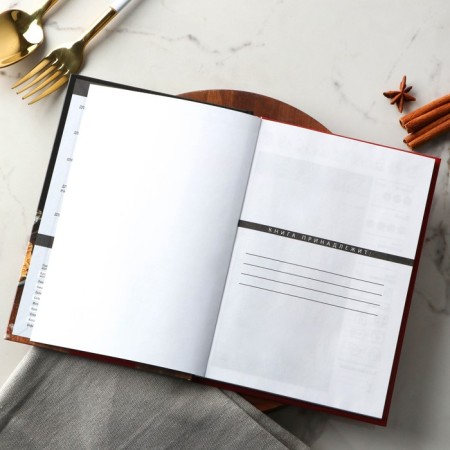 Diary for recording recipes in a solid cover A5, 80 liters, "pancakes"-2
