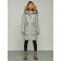 Coat insulated winter female, size 50, color gray