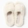 Women's slippers with an open nose, size 38, milk