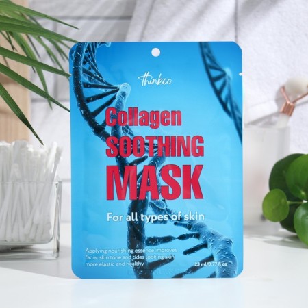 Facial mask for the face with the collagen Thinkco, 23 ml
