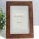 Plastic photo frame "Emma" 10x15 cm, brown