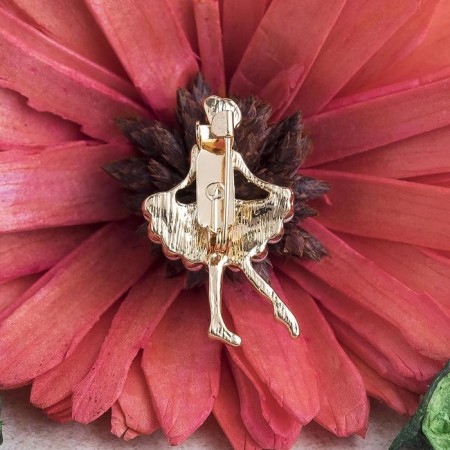 Brooch "Ballerina" mini, color mix (indivisible packing 12 pcs., Price per pcs.)-2