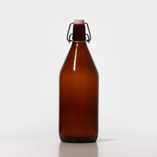 A bottle of boogle with a cork 