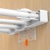 The commander with the adhesive surface of the tundra, 120x50x19 mm, double, transparent