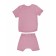 Children's kit: Nature T -shirt and pants, height 62 cm, pink color