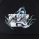 Male cap "anime", black color, rr 56