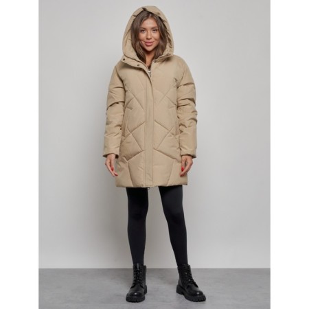 Winter jacket, size 50, light brown color-4