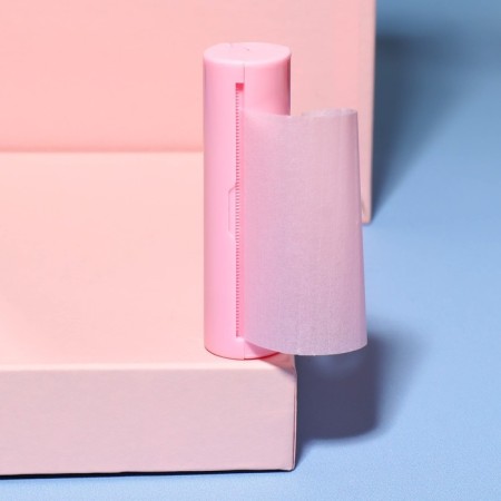 Leaf soap, in roll, d 2.3 × 9 cm, 120 cm, pink color-2