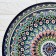 Largan Rishtan ceramics "Patterns", 32 cm, blue