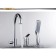 Bath mixer D&K Rhein Marx DA1394901, Color Chrome