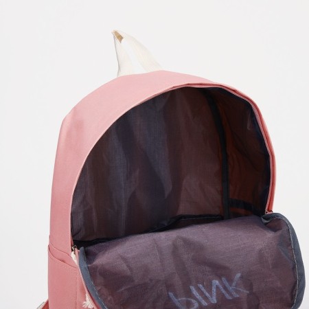 Set of backpacks on lightning from textiles, cosmetic bags, pencil case, pink color-7