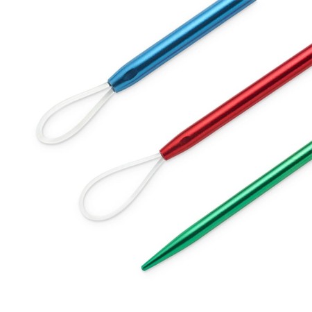 Neaples for wool with a flexible ear, aluminum, 3 pcs. in assortment-1